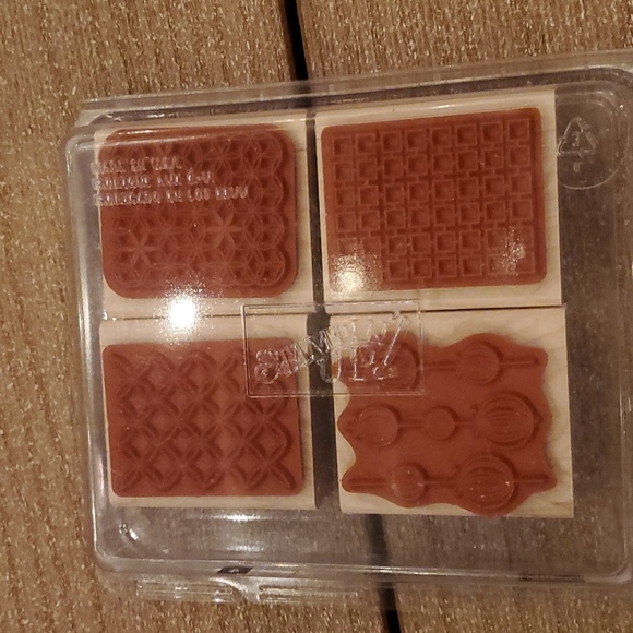 Various Stampin' Up! Rubber stamps (artsy floral & generic patterned background) - Picture 3 of 10